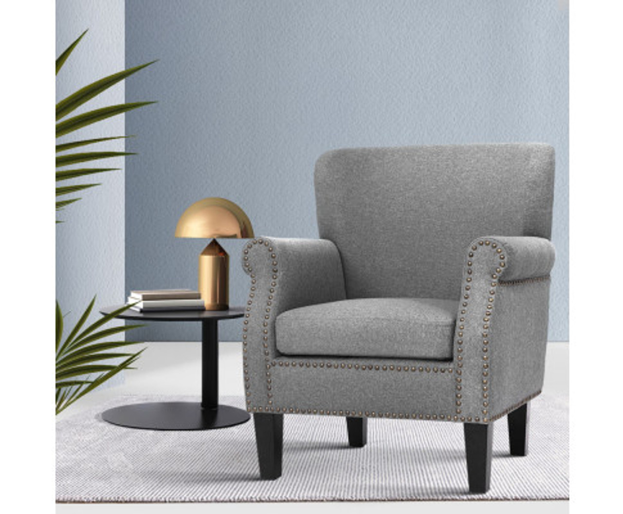 dark grey fabric dining chairs