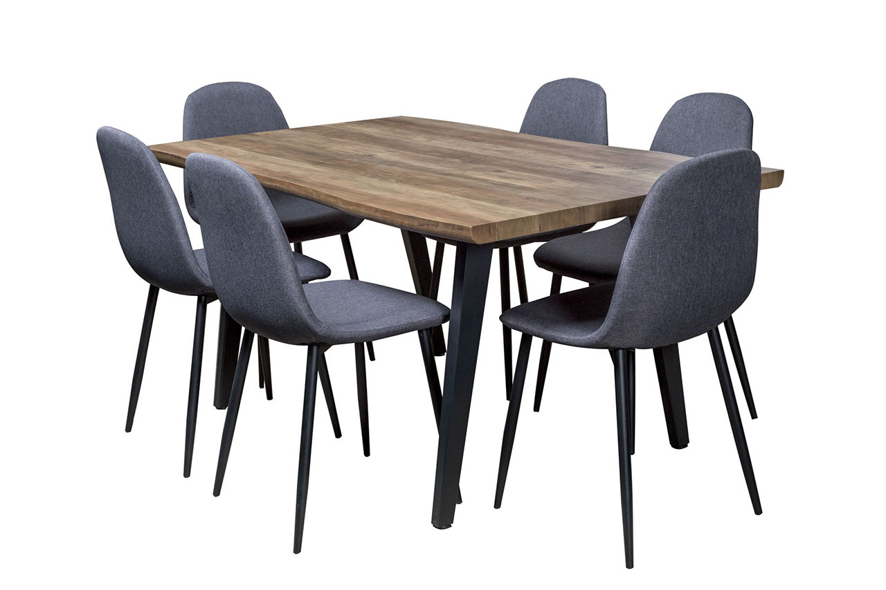 RICARDO 5 PIECE DINING SUITE 1500(W) x 900(D) DINING TABLE - DARK OAK - My  Furniture Store - Furniture and Bedding Super Store - Australia