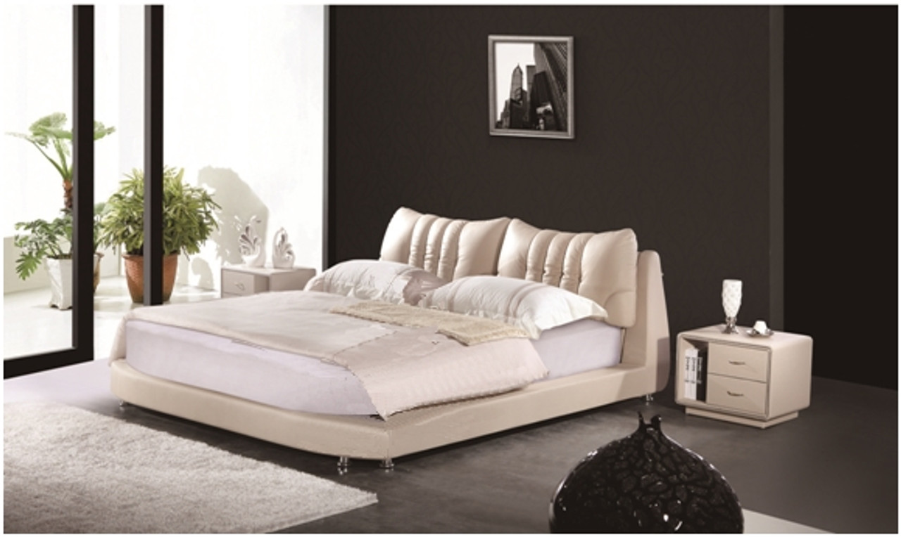 Armani King 3 Piece Bedside Bedroom Suite Leatherette Online