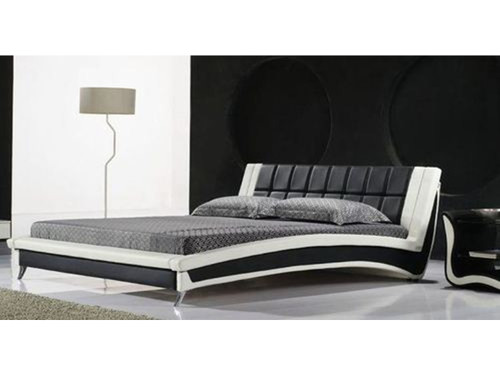 QUEEN ALAN LEATHERETTE  BED  (CD038) - ASSORTED COLORS AVAILABLE 