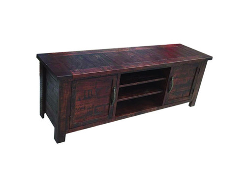MORTELETTE TV UNIT WITH 2  DOORS - 650(H) x 1760(W) - AS PICTURED