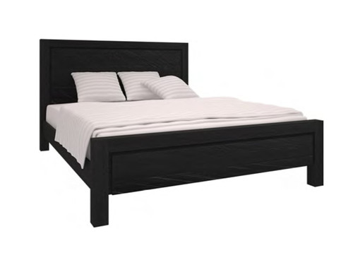 DOUBLE SCHUYLER TIMBER BED - BLACK