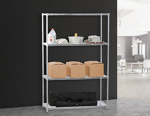 VERNE MODULAR WIRE STEEL SHELF - 1800(H) x 1200(W) x 600(D) - COLOR AS PICTURED