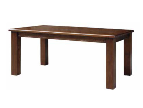BUSHLAND  RECTANGULAR SOLID TIMBER DINING TABLE - 1500(L) X 900(W)  - ANTIQUE NIGHT
