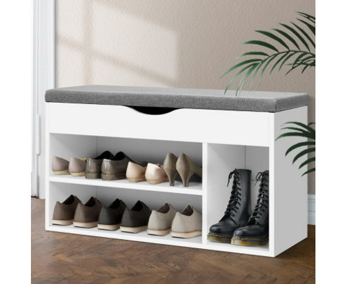 Jenny Shoe Storage Bench// Shoe Rack // Boot Storage Bench