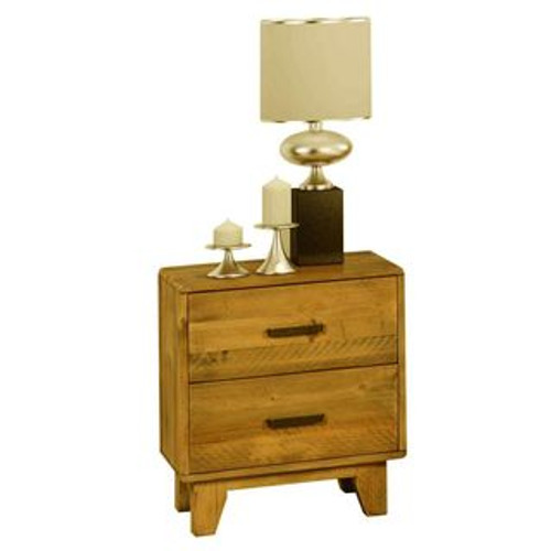 MALONE BEDSIDE TABLE - LIGHT BROWN