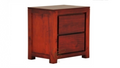 AMSTERDAM 2 DRAWER  BEDSIDE  (BS 002  TA) - ASSORTED COLOURS