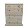 DARWIN BOOKEND DELUXE (AUSSIE MADE) 6 DRAWER TOP SPLIT (2 OVER 4) TALLBOY (CSA316) -950(W) X 1180(H)- ASSORTED COLORS