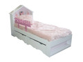 SINGLE PRINCESS BED (EXCLUDING UNDERBED STORAGE BOXES)  - PRICED IN ASSORTED COLOURS (VIC ASH AND PINE OPTIONS ALSO AVAILABLE - PRICE ON APPLICATION) - CUSTOMISATION AVAILABLE