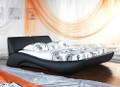 QUEEN TERNI (V2#) LEATHERETTE BED - ASSORTED COLOURS AVAILABLE