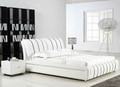 QUEEN VICENZIA (G855#) LEATHERETTE BED - ASSORTED COLOURS AVAILABLE