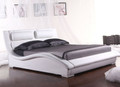 QUEEN (2840#) LEATHERETTE BED - ASSORTED COLOURS AVAILABLE