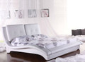 QUEEN (2813#) LEATHERETTE BED - ASSORTED COLOURS AVAILABLE