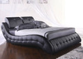 QUEEN FAREHAM (G814#) LEATHERETTE BED - ASSORTED COLOURS