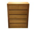 CLAREMONT 6 DRAWER TALLBOY -1120(H) X 900(W) - CHOICE OF COLOURS