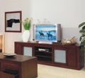 BRESSINGTON LOWLINE TV UNIT WITH 2 DOORS AND 2 DVD PULLOUTS  -700(H) X 2340(W) - CHOICE OF COLOURS