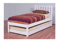 SINGLE KADO (CUSTOM MADE) BED WITH SINGLE BUDGET UNDERBED TRUNDLE - ASSORTED COLOURS