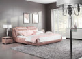 KING BALIGNO LEATHERETTE BED (A9310) - ASSORTED COLOURS - (WITH OPTIONAL UPGRADE FOR GAS LIFT UNDERBED STORAGE)