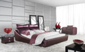 KING RHO LEATHERETTE BED (A9973) - ASSORTED COLOURS