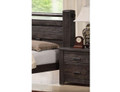 ASHCOURT 2 DRAWER BEDSIDE (5-4-9-19-15-14)  - CHARCOAL