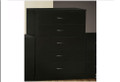 MISSION 5 DRAWER TALLBOY - 930(H) X 710(W) - WALNUT