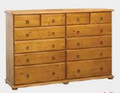 VICTORIA 12 DRAWER LARGEBOY / TALLBOY - 1214(H) x 1800(W)