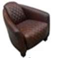 AREZZO  (2003) 1 SEATER FULL LEATHER CHAIR