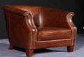 GELA (2036) 1 SEATER  CHAIR  -  FULL LEATHER 