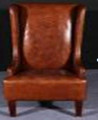 CARRARA (2039) 1 SEATER  CHAIR  -  FULL LEATHER 