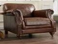 LIGURIA (3008)  1 + SEATER LEATHER CHAIR