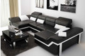 BEAZ (K5007C) DOUBLE CHAISE  SUITE +  COFFEE TABLE - CHOICE OF LEATHER AND ASSORTED COLOURS AVAILABLE