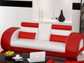 CAEIN  (R7004D)  3 SEATER  SOFA- CHOICE OF LEATHER AND ASSORTED COLOURS AVAILABLE