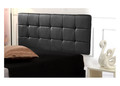 QUEEN DELUXE TUFTED LEATHERETTE BEDHEAD (ING-HB-18/19) - WHITE OR BLACK