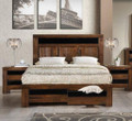  TOLEDO (AUSSIE MADE) KING  3 PIECE (BEDSIDE) BEDROOM SUITE - ASSORTED COLOURS