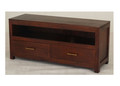 PARIS    2  DRAWER LOW ENTERTAINMENT UNIT (SB 002 PNMK ) -540(H) X 1200(W)- MAHOGANY