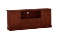 TASMANIA  2 DOOR 7 DRAWER ENTERTAINMENT UNIT (SB 207 PN) - 800(H) X 1870(W) - MAHOGANY