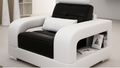 SENCHEL SINGLE SEATER SOFA CHAIR   (MODEL - L6008D) - CHOICE OF LEATHER AND ASSORTED COLOURS AVAILABLE