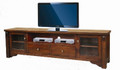 FABULOS  2 DOOR 2 DRAWER LOWLINE ENTERTAINMENT  UNIT - (MODEL-16-9-14-14-1-3-12-5) -   575(H) X 2000(W) - HAZELNUT