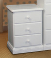 SIERRA (AUSSIE MADE) (CSA103) BEDSIDE (MODEL 19-1-22-1-14-14-1-8) - WHITE, ANTIQUE WHITE OR WHITEWASH