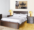 ASIDA QUEEN 3 PIECE BEDROOM SUITE (AUSSIE MADE) - TASSIE OAK COMBINATION - ASSORTED COLOURS