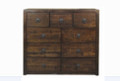 ASIDA (AUSSIE MADE) 9 DRAWER TALLBOY - 1200(H)X1200(W) - TASSIE OAK COMBINATION - ASSORTED COLOURS