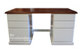 MUDGEE (AUSSIE MADE) 6 DRAWER DESK - 1500(W) X 600(D) - 2 TONE - ASSORTED COLOURS