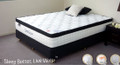  KING  SPINAL DELUXE  POCKET SPRING ENSEMBLE WITH BLACK SUEDE BASE (MATTRESS & BASE)  - PLUSH