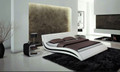 KING  BOWEN  LEATHERETTE  BED (B021) - ASSORTED COLORS AVAILABLE