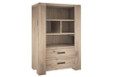  OYSTER BAY (AUSSIE MADE) BOOKSHELF WITH 2 DRWAERS (VOB-012) - 1800(H) x 900(W) X 290/330(D) - ASSORTED COLOURS