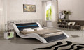  KING  KALIDON  LEATHERETTE BED  WITH  LED LIGHT (CD007) - ASSORTED COLORS