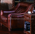  CAMPBELLA  SINGLE SEATER   FULL LEATHER VINTAGE SOFA CHAIR  - ASSORTED COLOURS