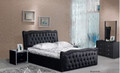 QUEEN HALLY LEATHERETTE BED (CD024) - ASSORTED COLORS