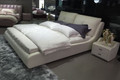 KING HAYDEN LEATHER + PVC BED (MODEL -A9507) -  WITH GAS LIFT UNDERBED OPTION AVAILABLE - ASSORTED COLOURS