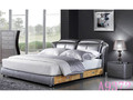 QUEEN  EVANS   LEATHERETTE BED WITH  2 UNDERBED DRAWERS  (MODEL A9372)  - ASSORTED COLOURS